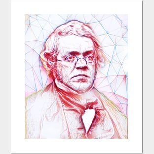 William Makepeace Thackeray Portrait | William Makepeace Thackeray Artwork Line art Posters and Art